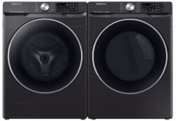 Samsung Black Stainless Front Load Washer and Dryer