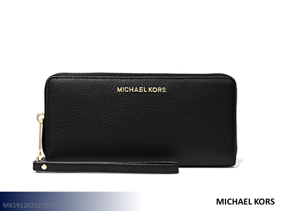 Michael Kors Jet Set Travel Pebbled Leather Wallet - Large