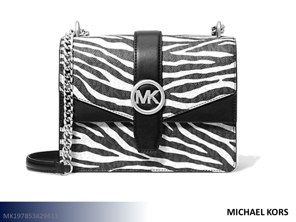 Michael Kors Greenwich Small Animal Print Logo Crossbody