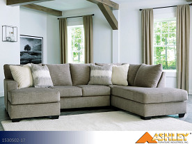 Ashley Creswell Stone Sectional (2 Piece Set)