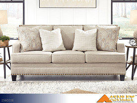 $17 Pays up to April 1* For This Ashley Claredon Linen Sofa