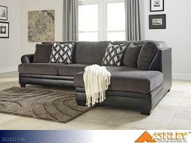 Ashley Kumasi Smoke Sectional (2 Piece Set)