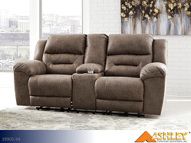 Ashley Stoneland Fossil Motion Loveseat