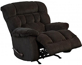 Catnapper Daly Brown Chaise Swivel Glider Recliner