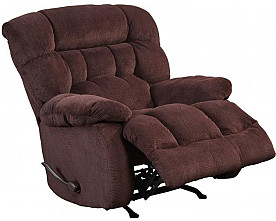 Catnapper Daly Burgundy Chaise Swivel Glider Recliner