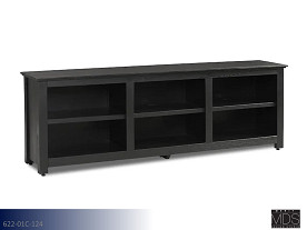 Merit Design Studio Media Console Black Entertainment Stand (80")