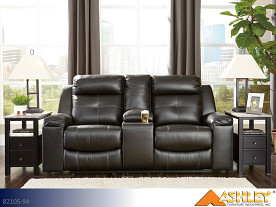 Ashley Kempton Black Motion Loveseat