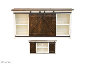 AWF Imports Barnwood  TV Stand (70")