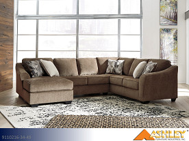 Ashley Graftin Teak Sectional (3 Piece Set)