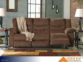 $20.25 Pays First Month! Ashley Tulen Chocolate Motion Sofa