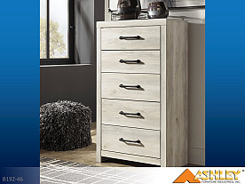 $20.25 Pays First Month! Ashley Cambeck Whitewash Chest (5 Drawer)