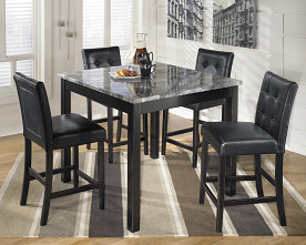 Ashley Maysville Black Dining Set (5 Piece Set)