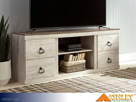 Ashley Willowton Whitewash TV Stand (Large)