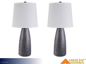 Ashley Shavontae Gray Lamps (2 Piece Set)