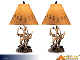 $17 Pays up to April 1* For This Ashley Derek Brown Poly Lamps (Pair)