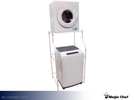 Magic Chef Compact Compact Laundry - W 2.0 Cu Ft | D 2.6 Cu Ft (White)