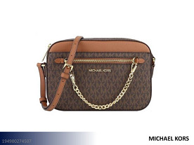 $17 Pays up to April 1* For This Michael Kors Jet Set Crossbody Handbag - Large (Brown)