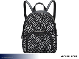 $17 Pays up to April 1* For This Michael Kors Jaycee Zip Pocket Backpack Handbag - Medium (Black/Silver)