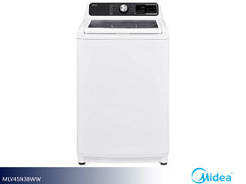 $20.25 Pays First Month! Midea  Top Load Washer - 4.5 Cu Ft (White with Black Accent)