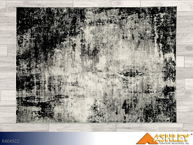 Ashley Zekeman Black-Cream-Gray Rug