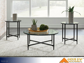 $17 Pays up to April 1* For This Ashley Stetzer Black Occasional Table Set (3 Piece Set)