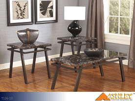 Ashley Paintsville Bronze Occasional Table Set (3 Piece Set)