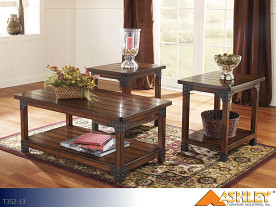 Ashley Murphy Medium Brown Occasional Table Set (3 Piece Set)