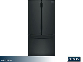 Crosley  French Door Refrigerator - 24.8 Cu Ft (Black)