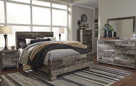 Ashley Derekson - Multi Gray Queen Panel Bed  