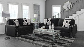 Ashley Furniture Gleston Onyx Sofa and Loveseat