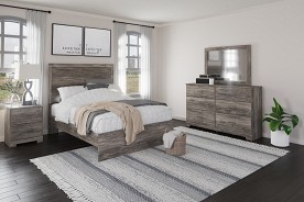 $17 Pays up to April 1* For This Ashley Ralinksi Gray Queen Panel Bed, Dresser & Nightstand  