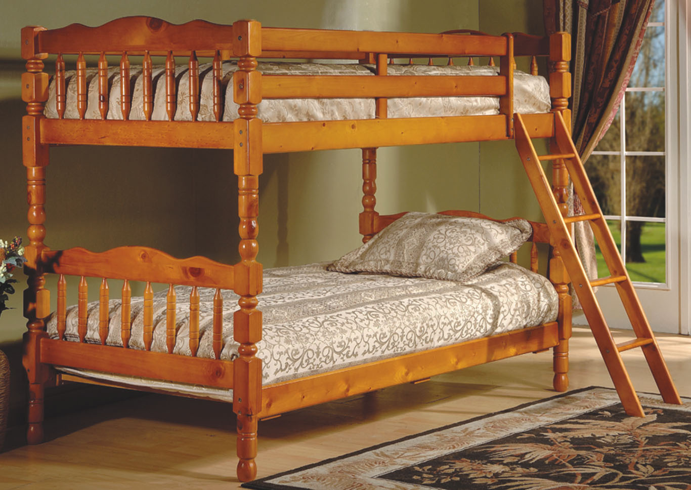cheap bunk beds mattresses included